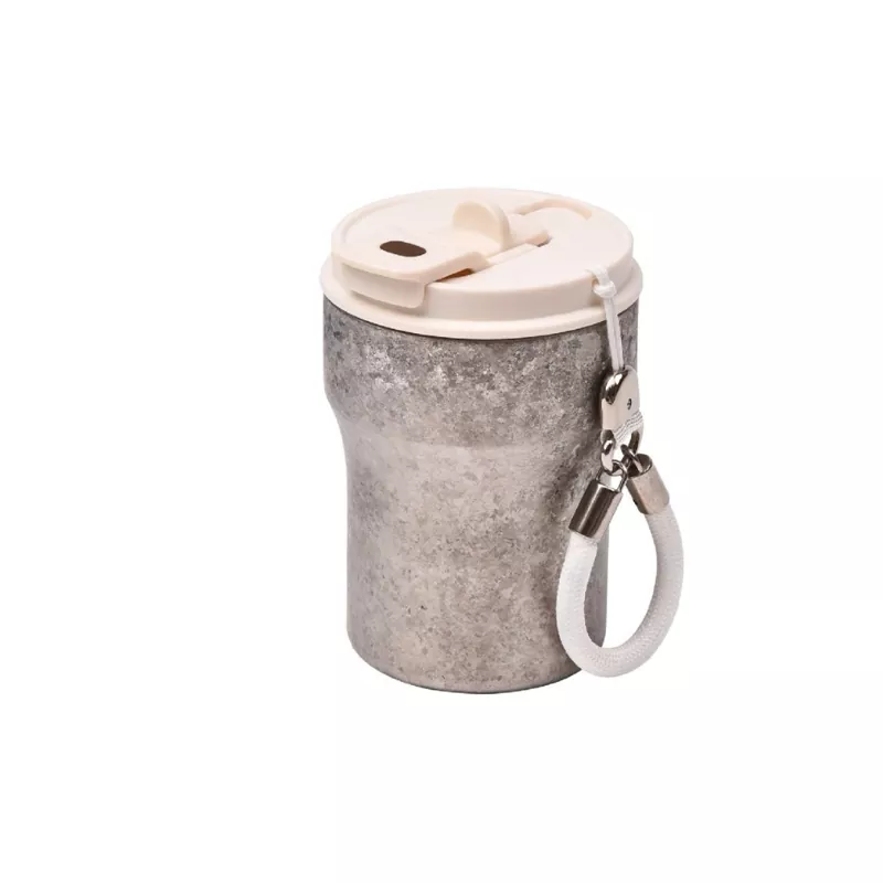 Tazza da caffè in titanio Duo Drink con coperchio